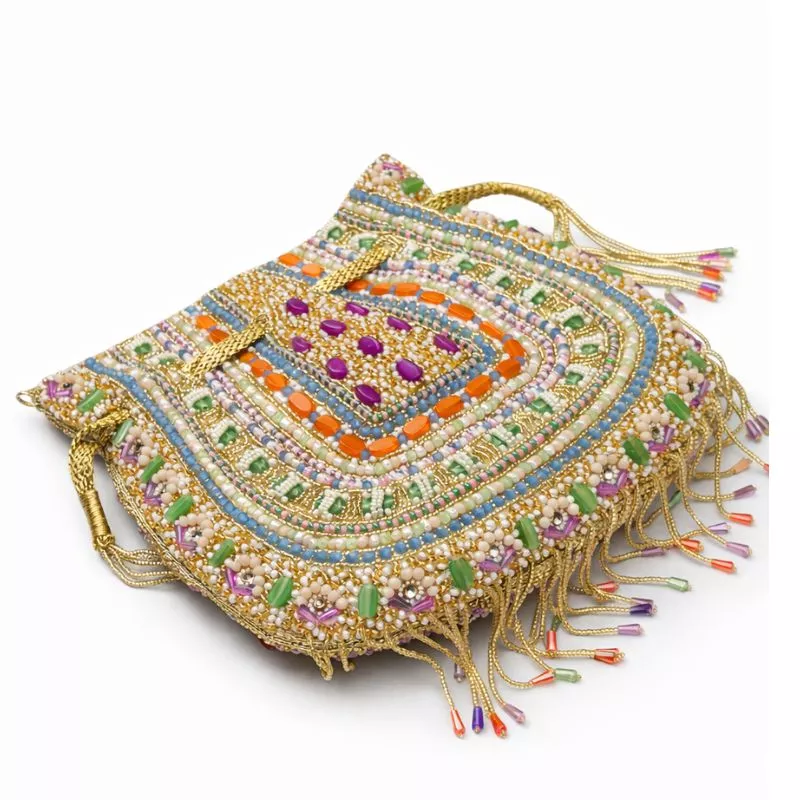 Handcrafted Sequin Potli Bag - Image 4