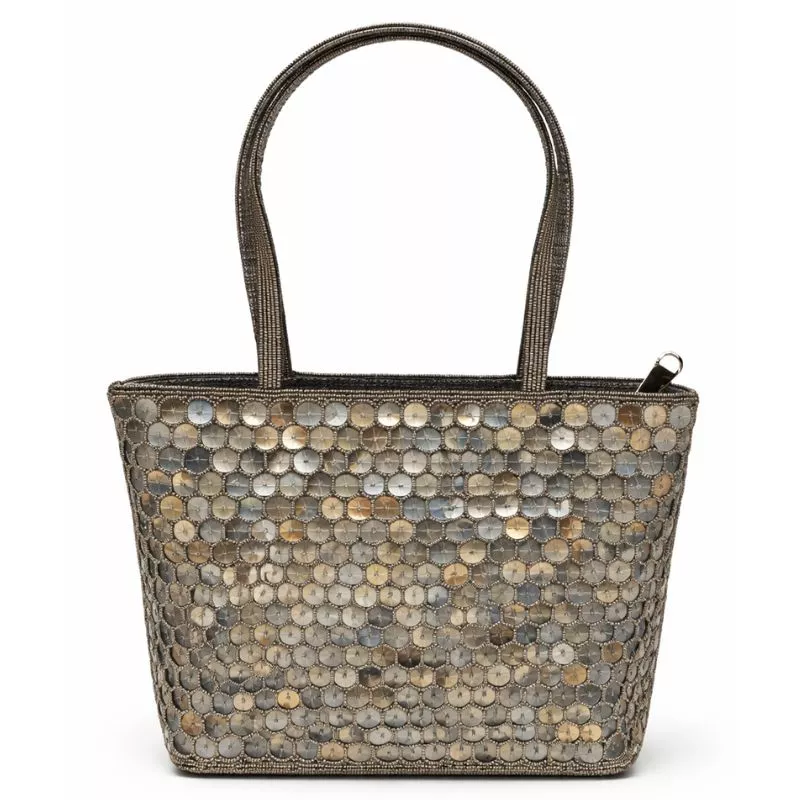 Sequin Embellished Tote Bag
