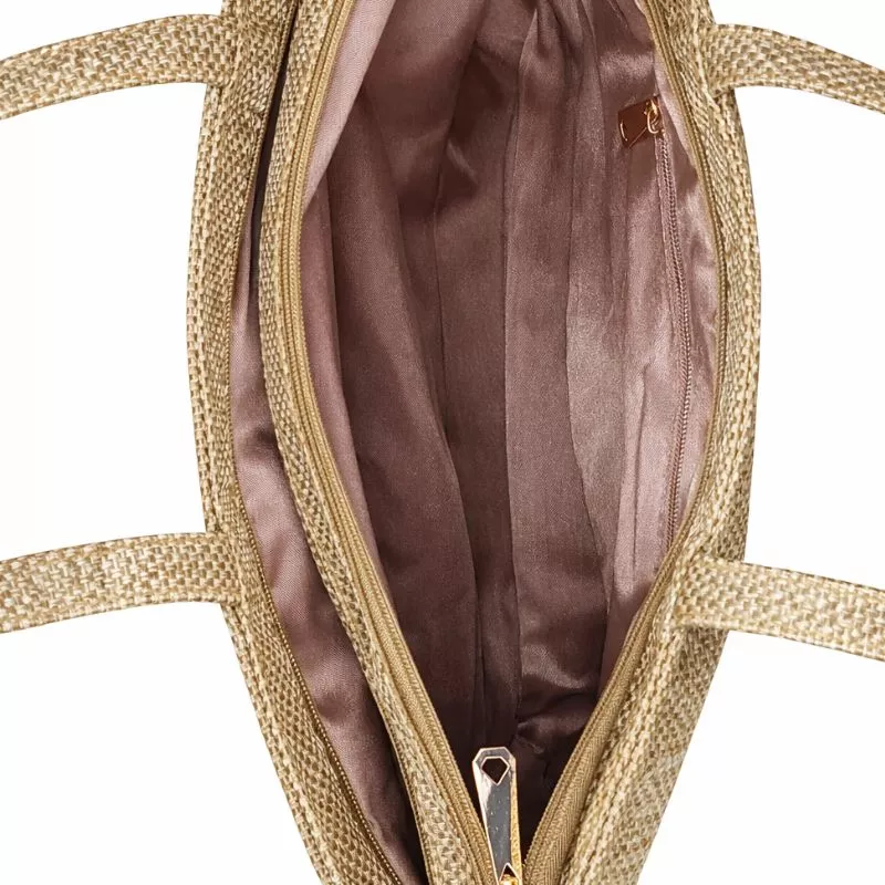 Handcrafted Embroidered Jute Tote Bag - Image 6